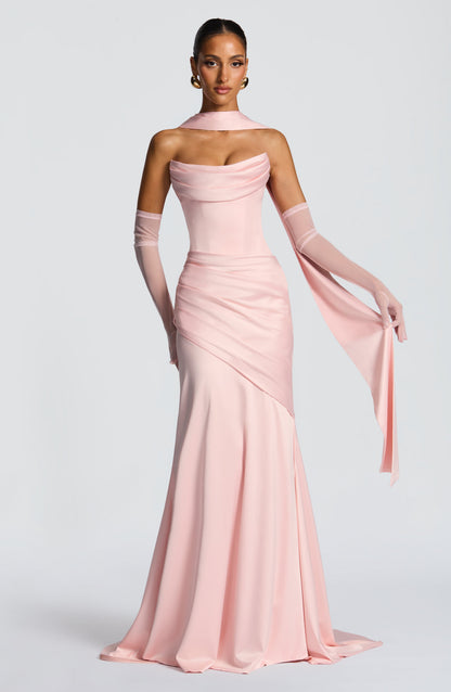 Kensington Maxi Elbise - Pembe
