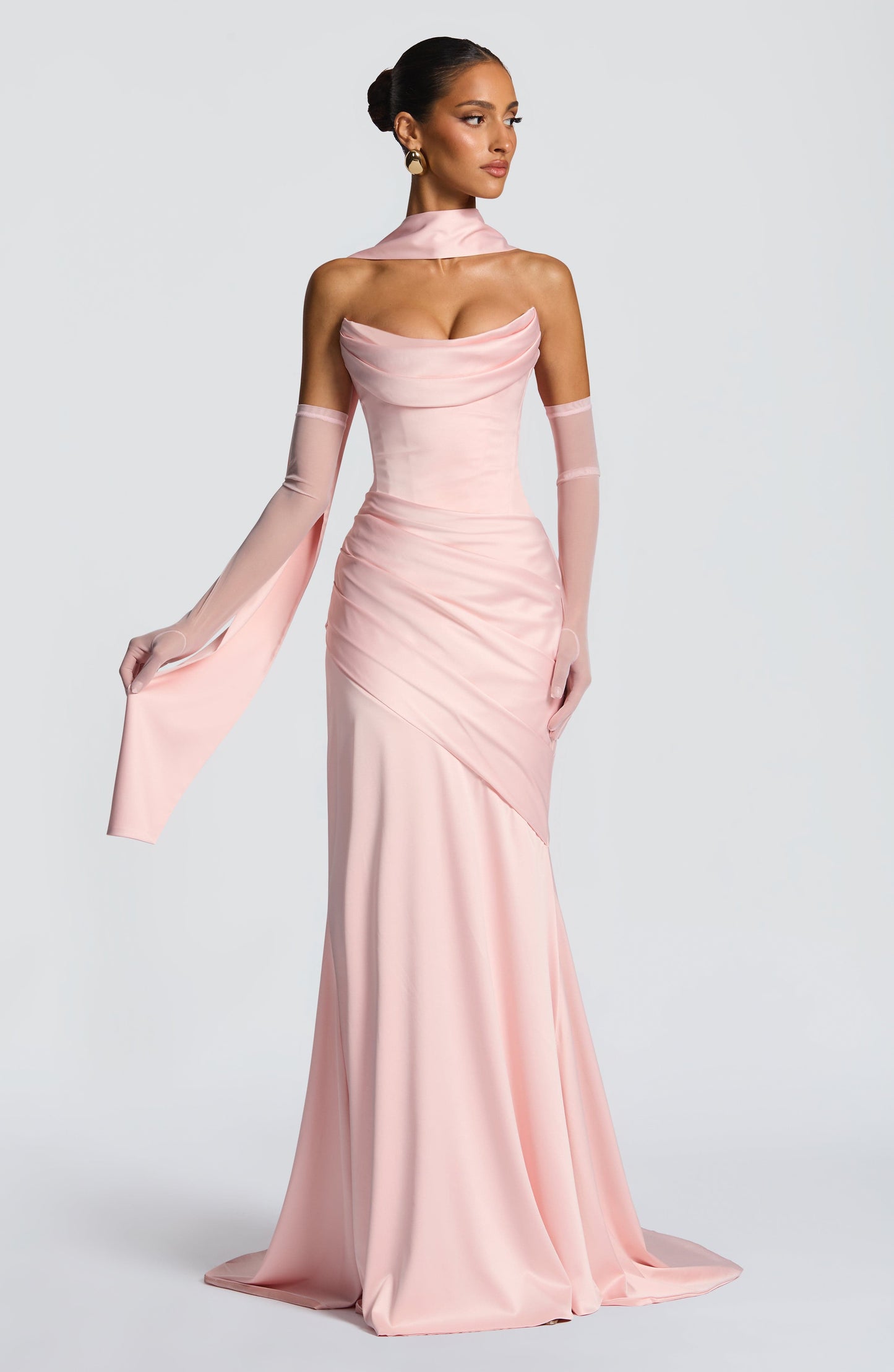 Kensington Maxi Elbise - Pembe