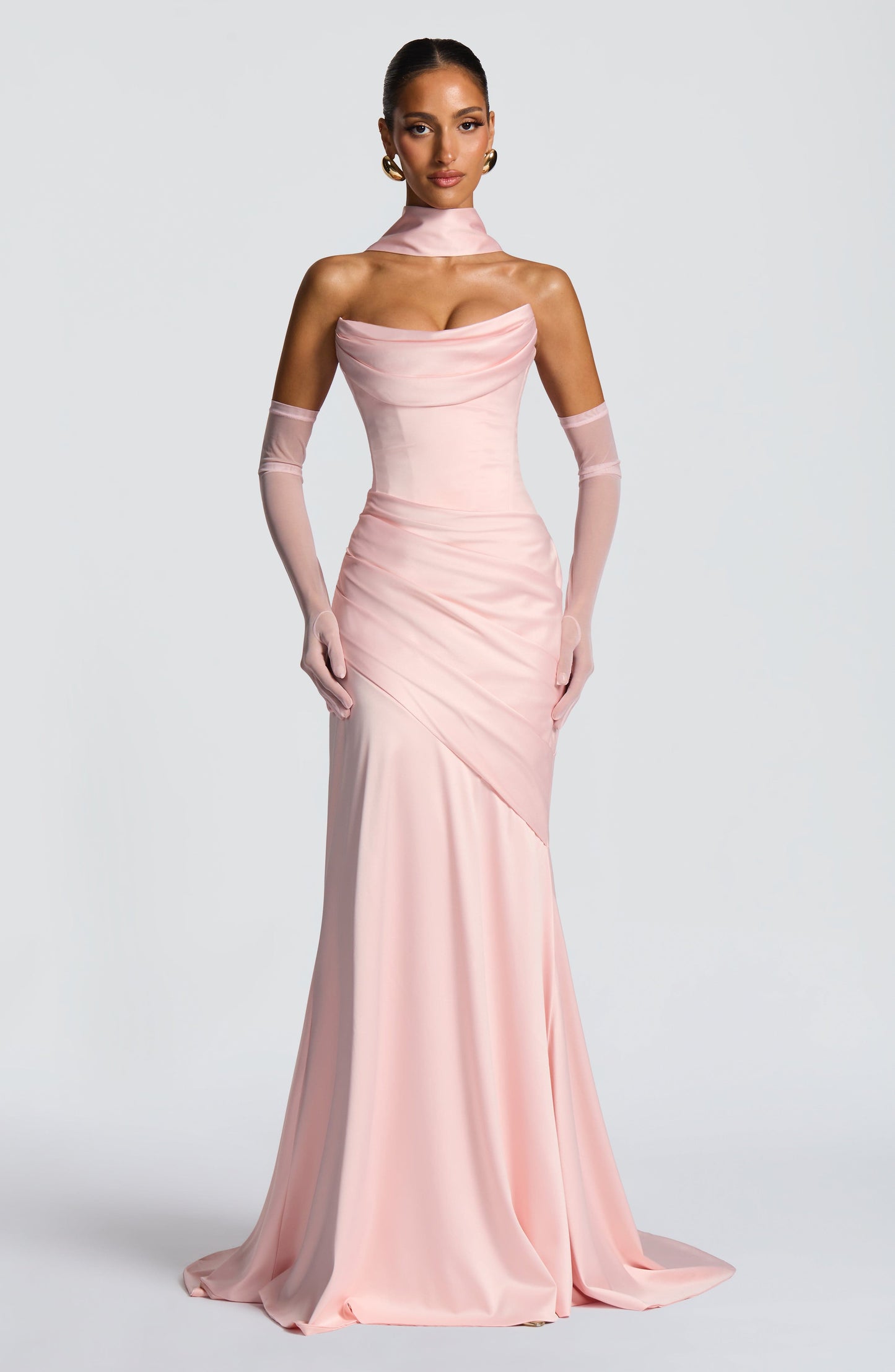 Kensington Maxi Elbise - Pembe
