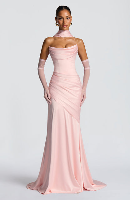 Kensington Maxi Elbise - Pembe