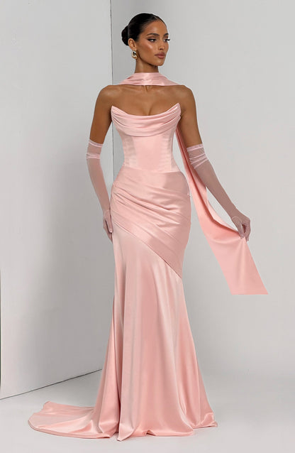 Kensington Maxi Elbise - Pembe
