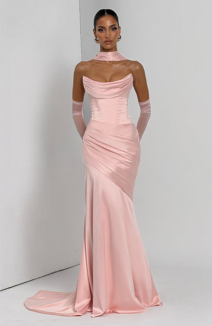Kensington Maxi Elbise - Pembe