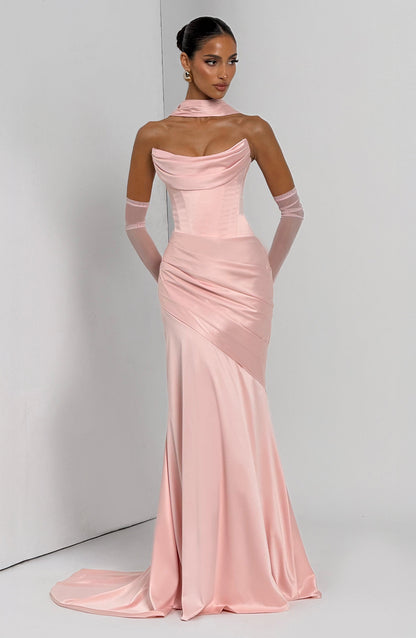 Kensington Maxi Elbise - Pembe