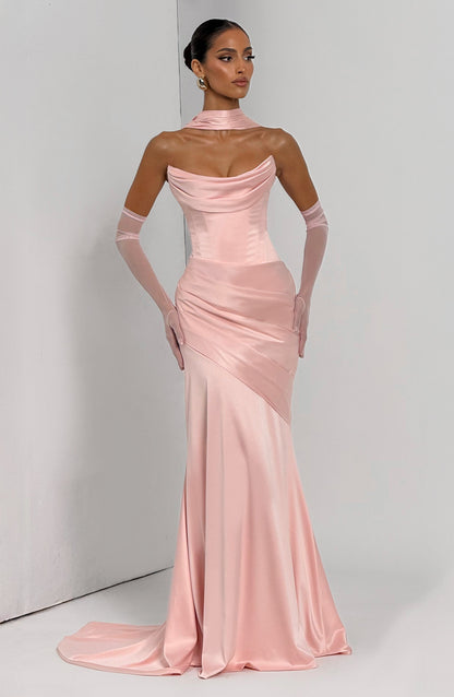 Kensington Maxi Elbise - Pembe