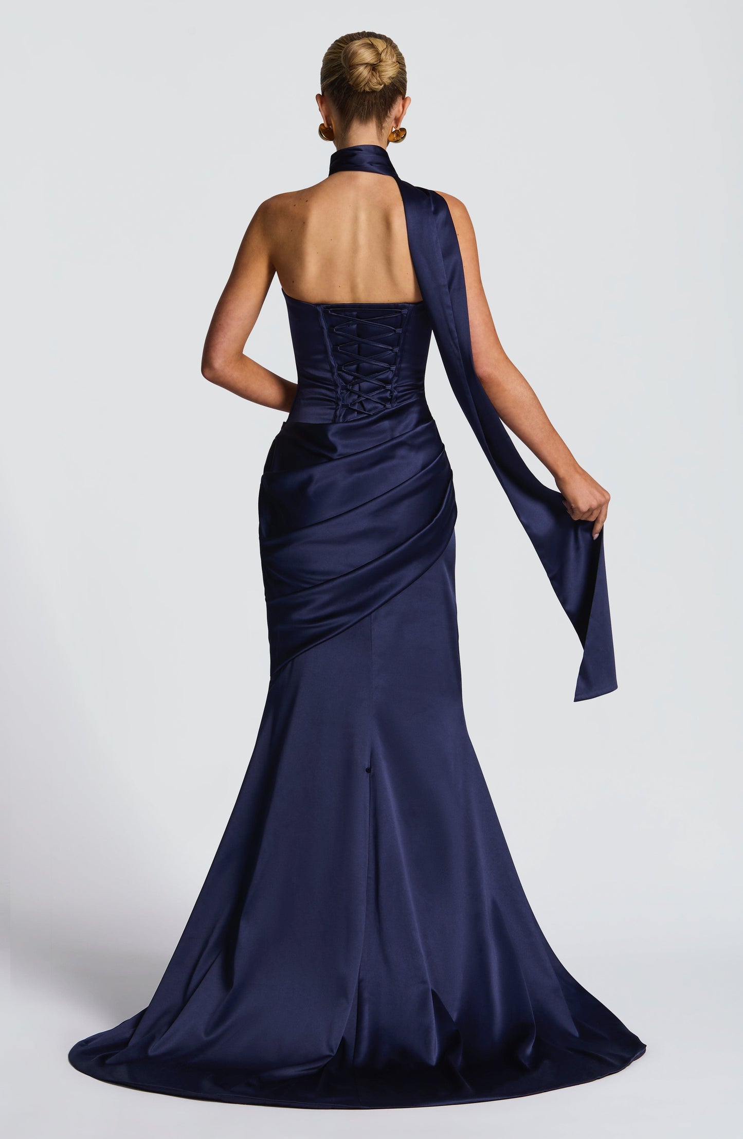 Kensington Maxi Elbise - Lacivert
