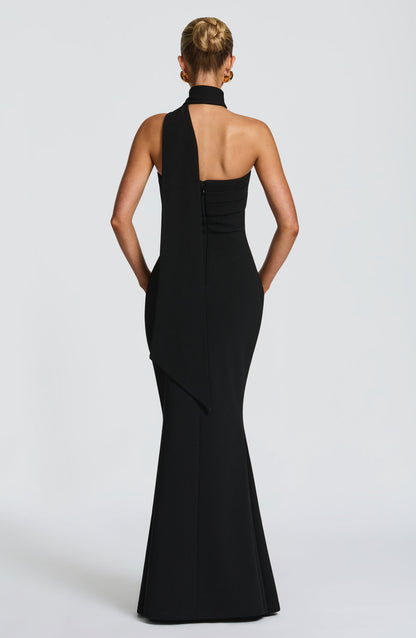 Leura Maxi Elbise - Siyah