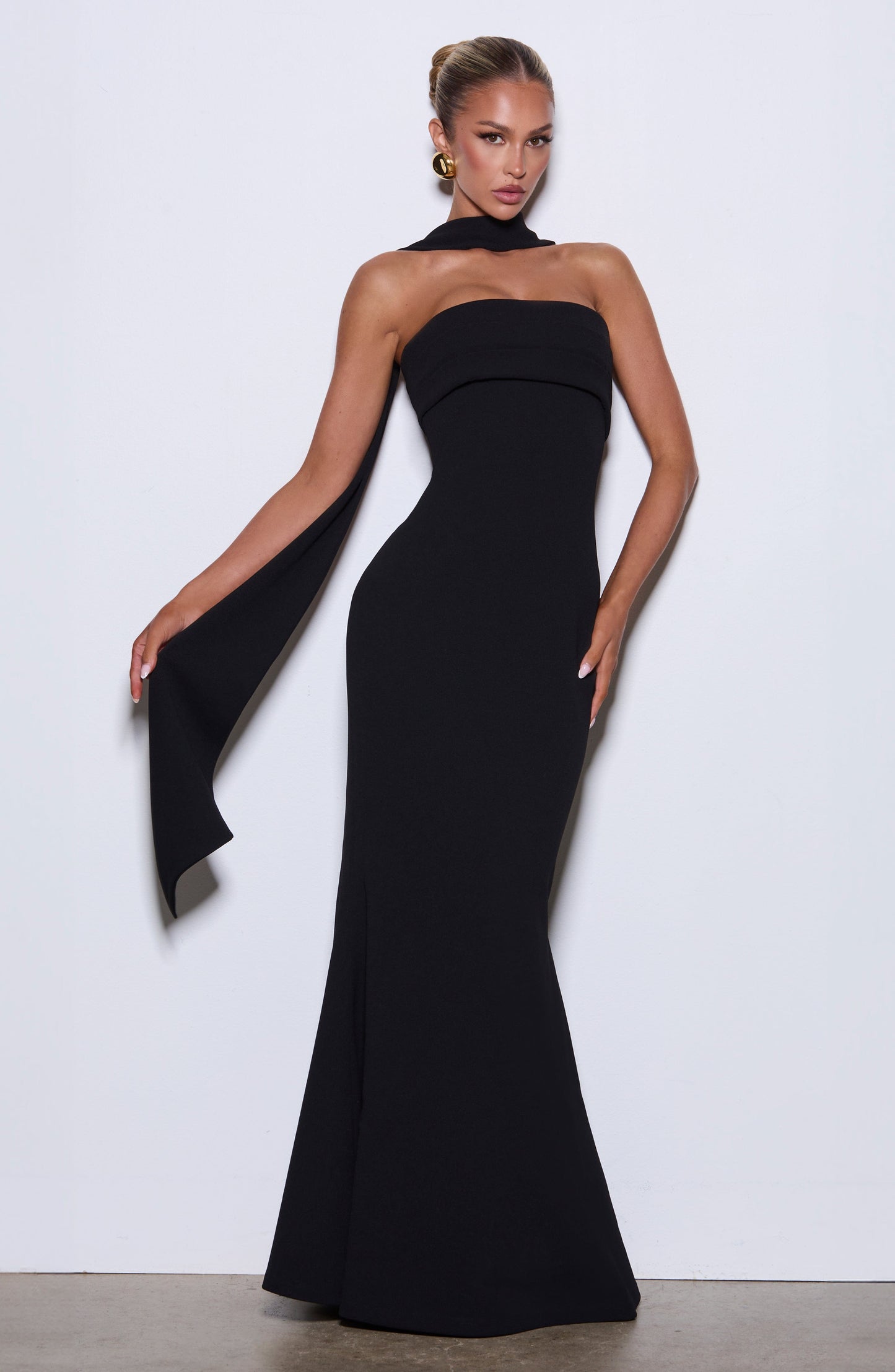 Leura Maxi Elbise - Siyah