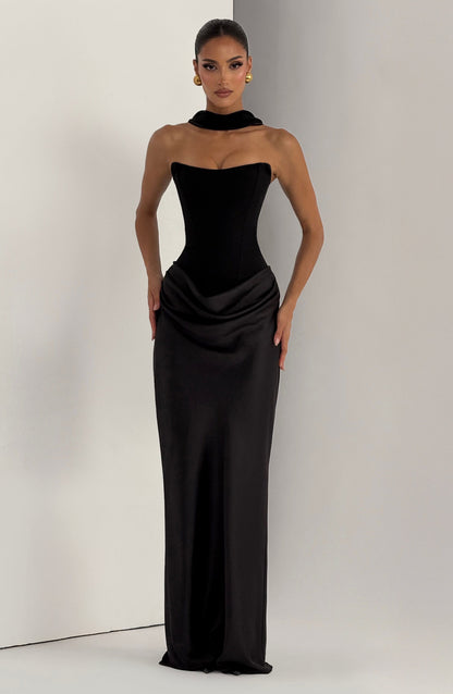 Maggie Maxi Elbise - Siyah