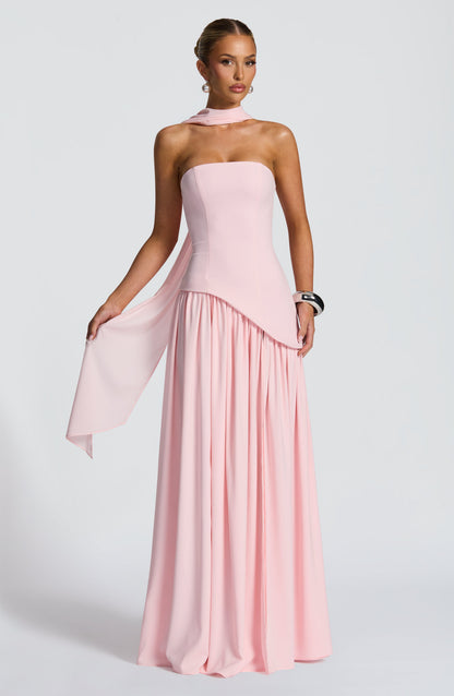 Maliyah Maxi Elbise - Pembe