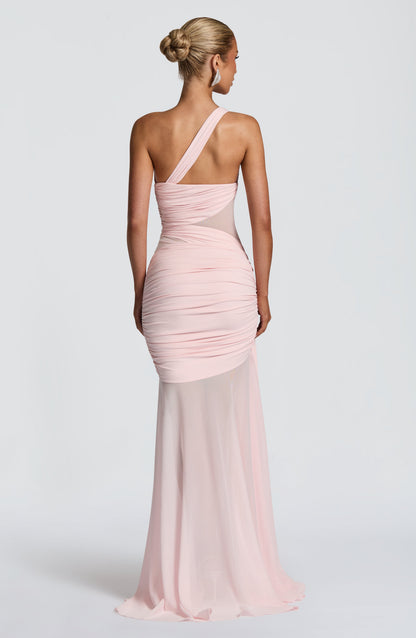 Marianne Maxi Elbise - Pembe