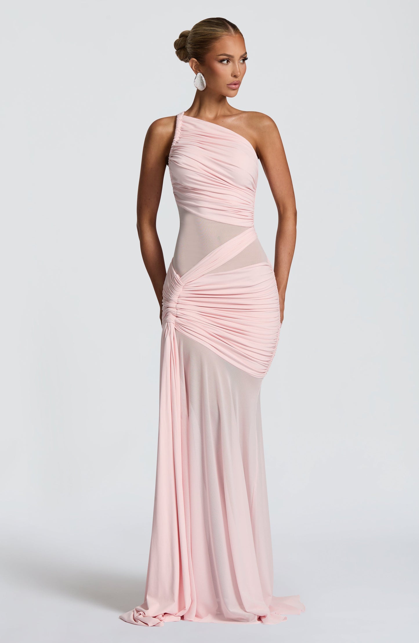 Marianne Maxi Elbise - Pembe