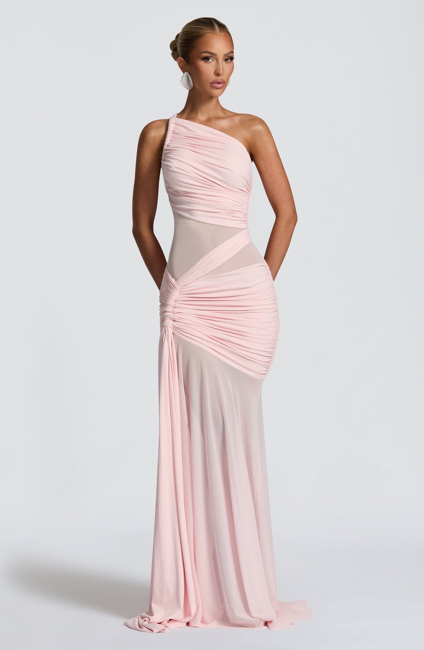 Marianne Maxi Elbise - Pembe