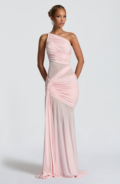 Marianne Maxi Elbise - Pembe