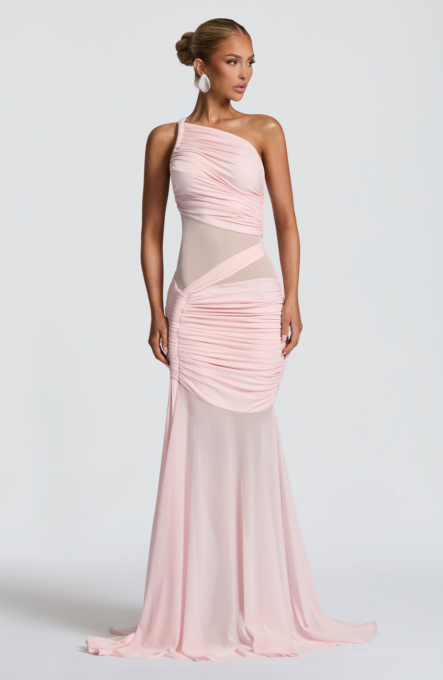 Marianne Maxi Elbise - Pembe