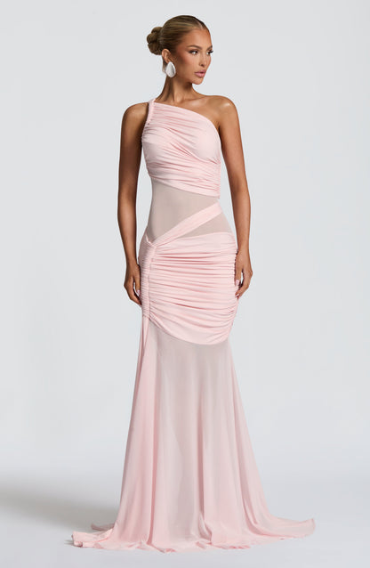Marianne Maxi Elbise - Pembe