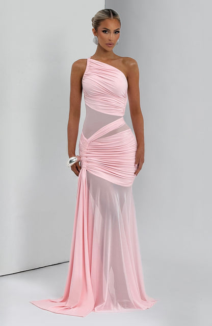 Marianne Maxi Elbise - Pembe