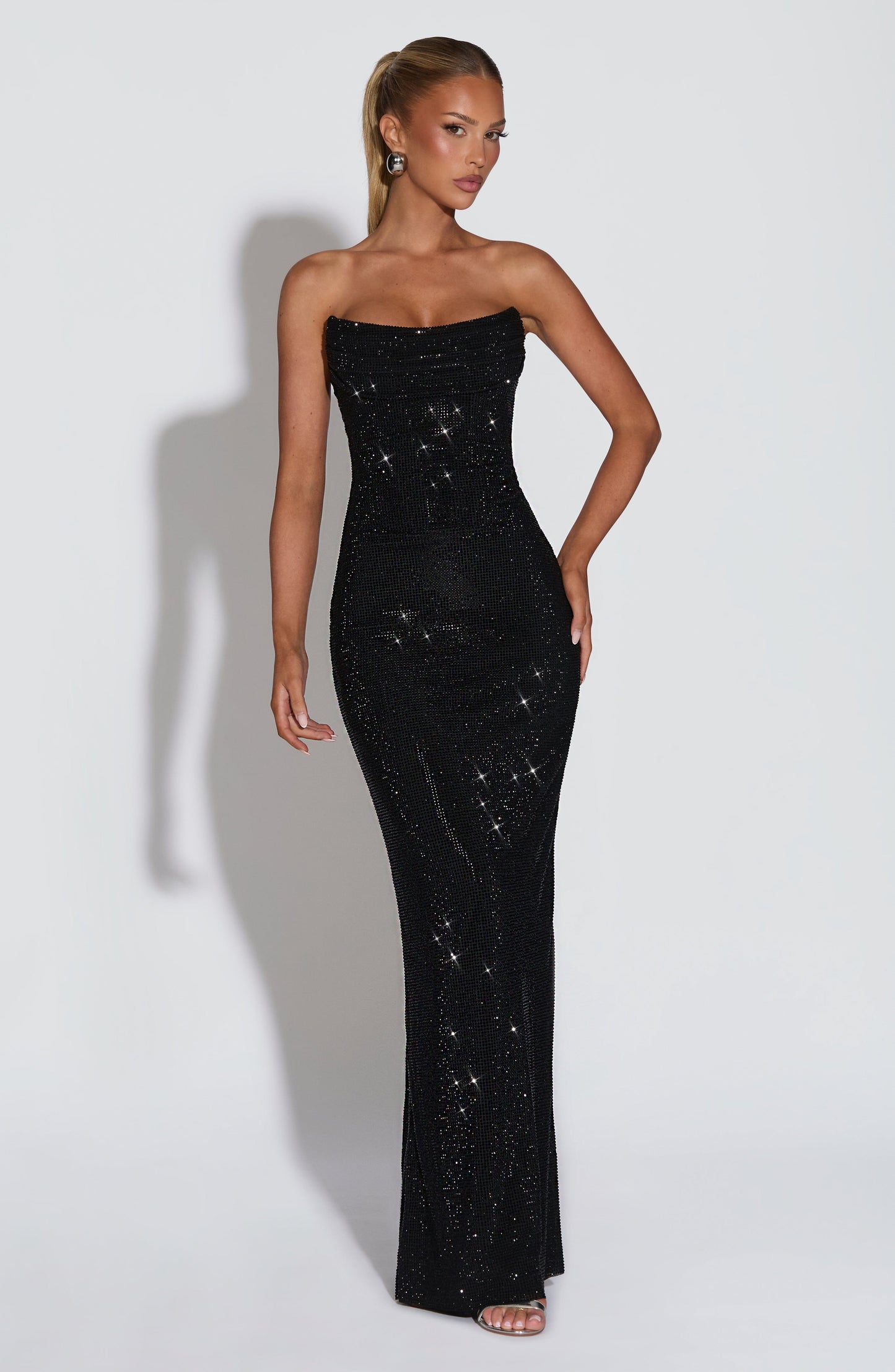 Mirabella Maxi Elbise - Siyah