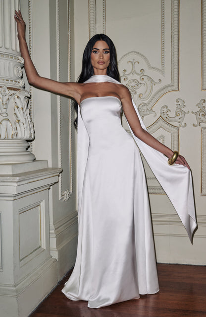 Morven Maxi Elbise - Fildişi