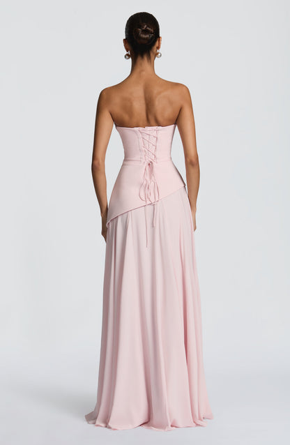 Patricia Maxi Elbise - Pembe