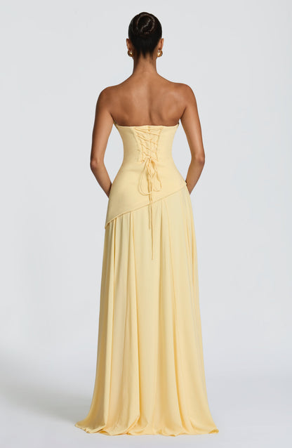 Patricia Maxi Elbise - Limon