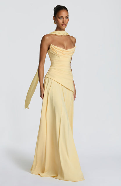 Patricia Maxi Elbise - Limon