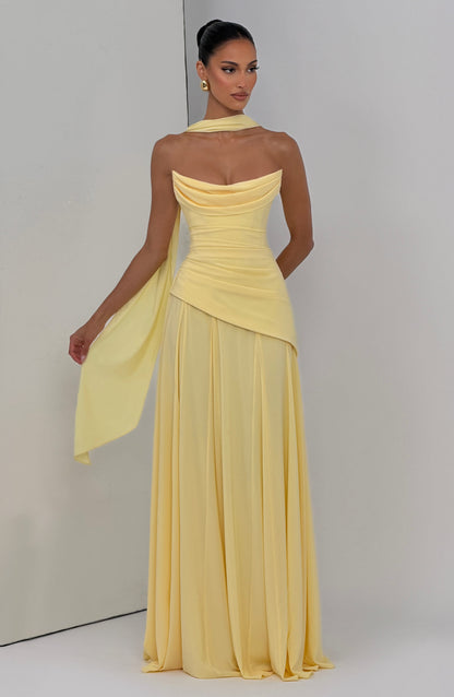 Patricia Maxi Elbise - Limon