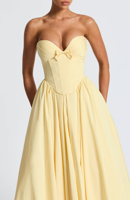 Prim Midi Elbise - Limon