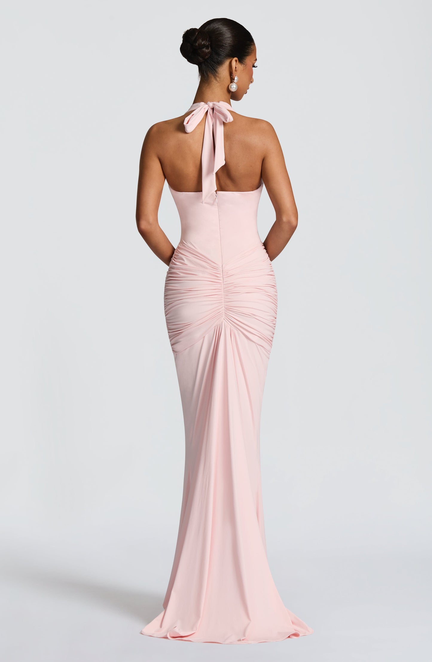 Rosetta Maxi Elbise - Pembe