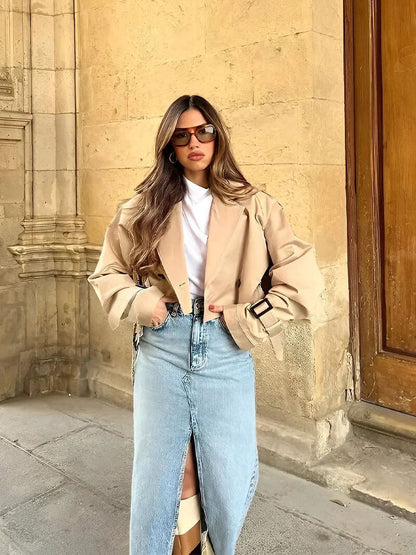 Blair Kısa Trençkot