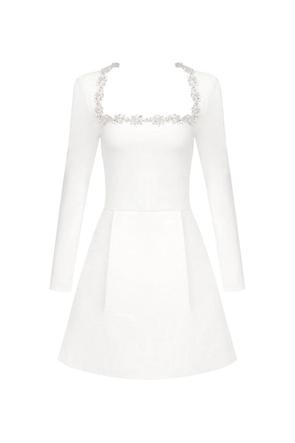 Jersey Parti Mini Elbise