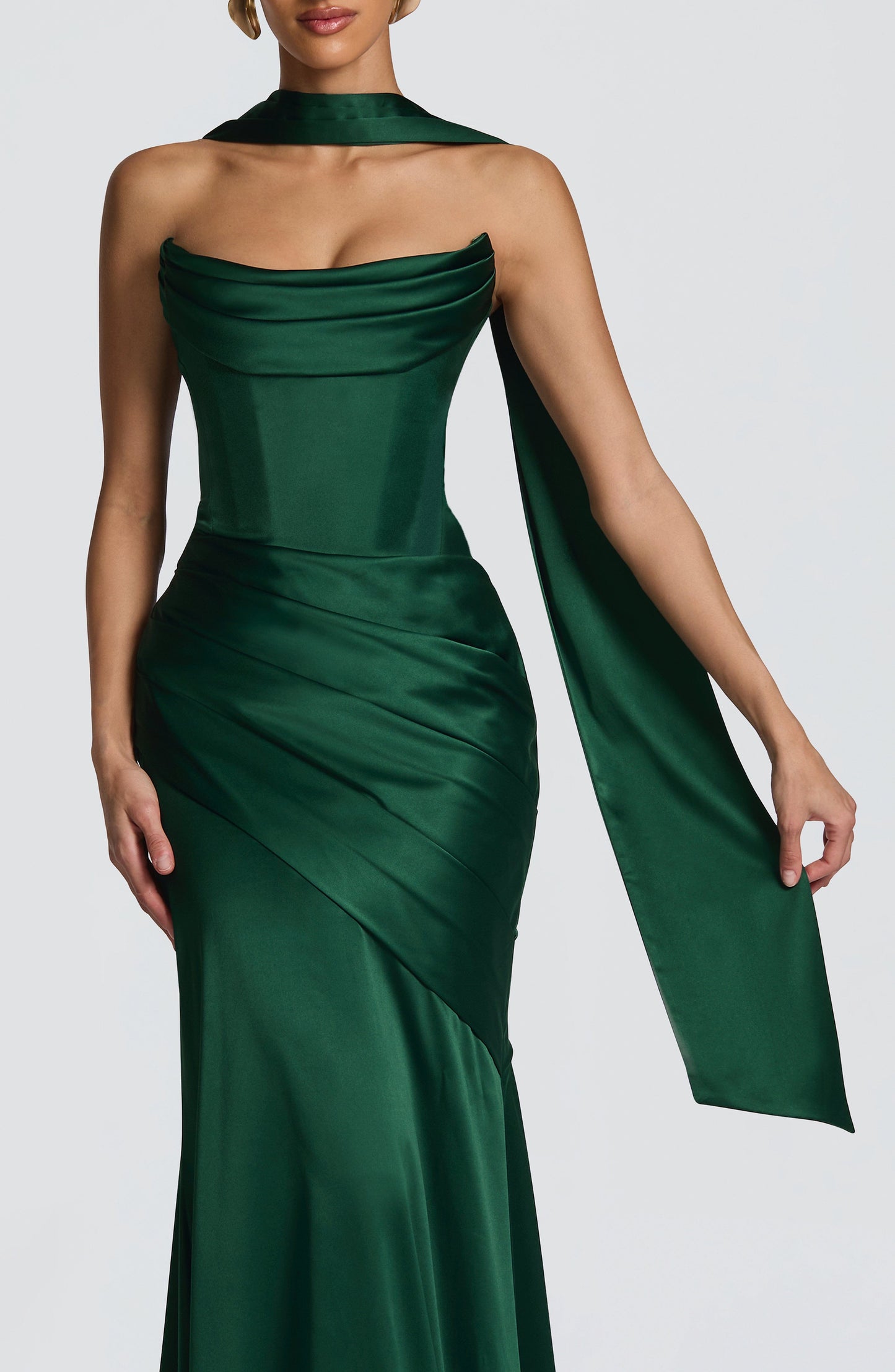Sybil Maxi Elbise - Zümrüt Yeşili
