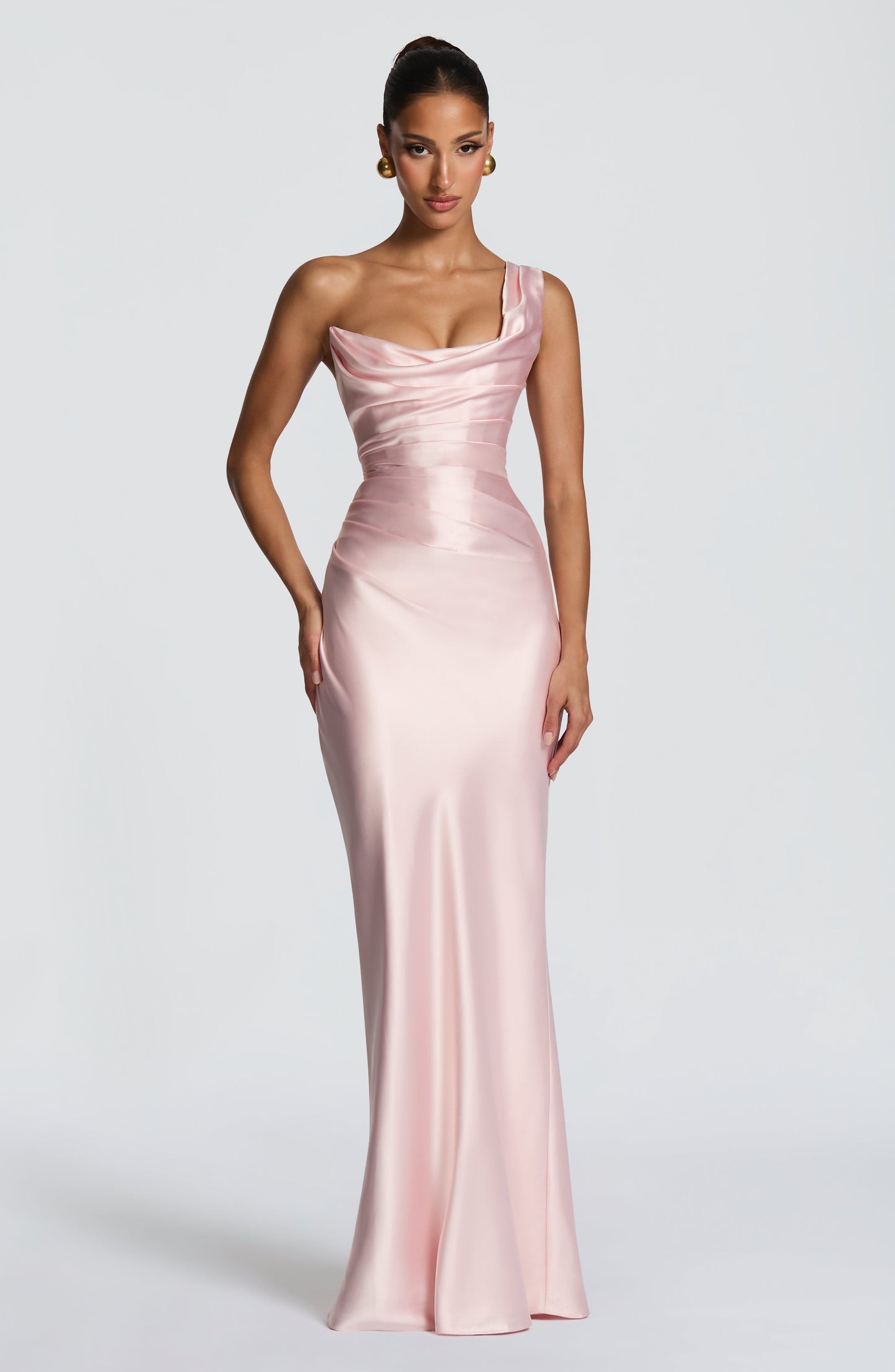 Thalassa Maxi Elbise - Pembe