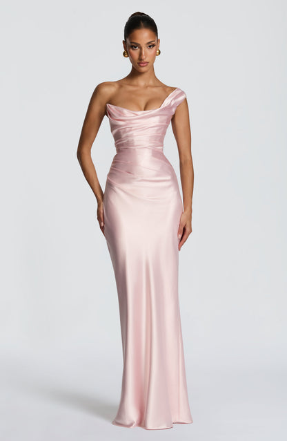 Thalassa Maxi Elbise - Pembe