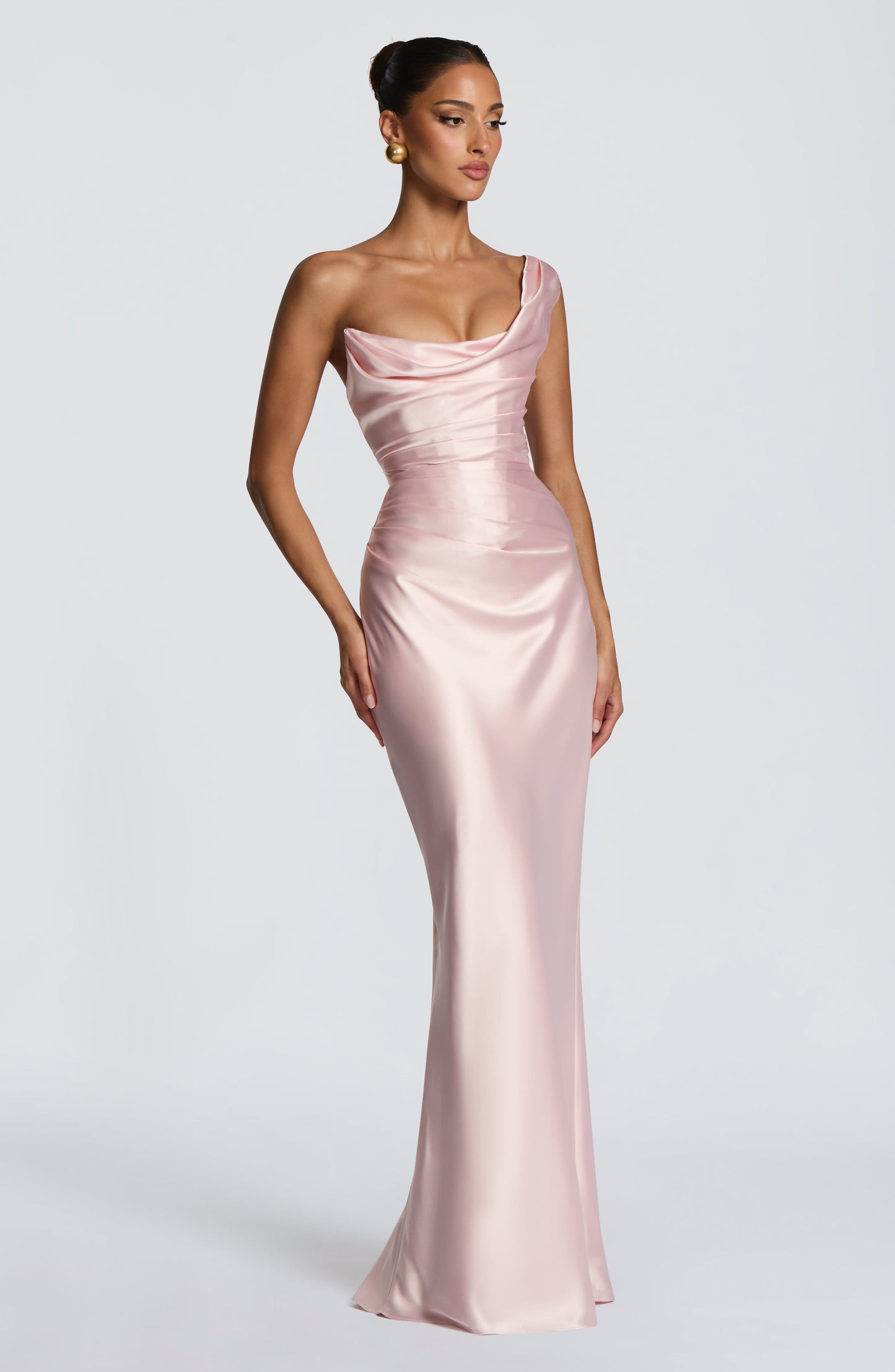 Thalassa Maxi Elbise - Pembe