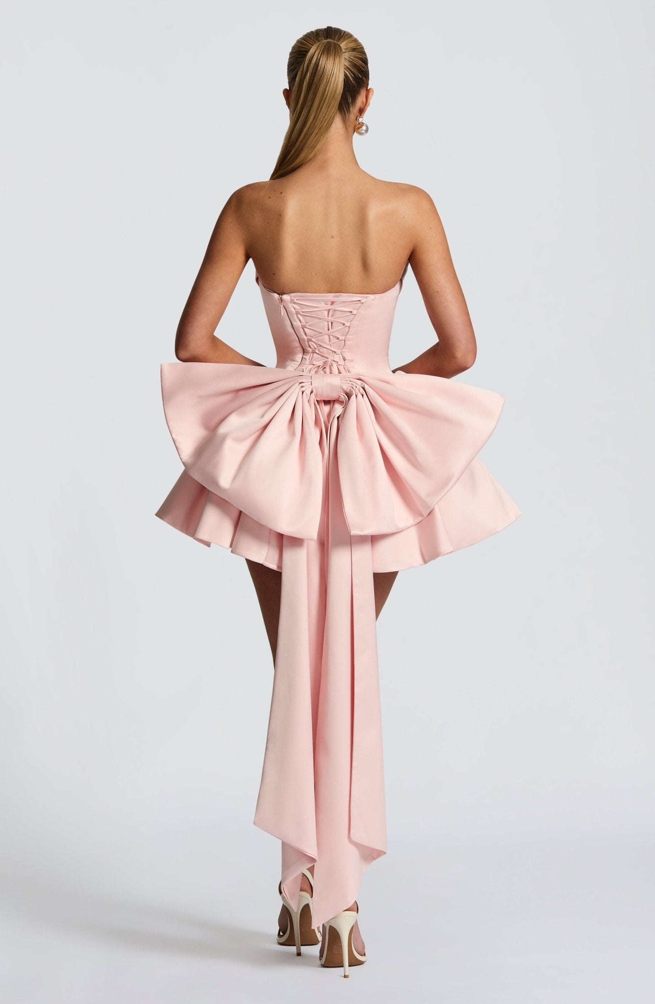 Trinity Mini Elbise - Pembe