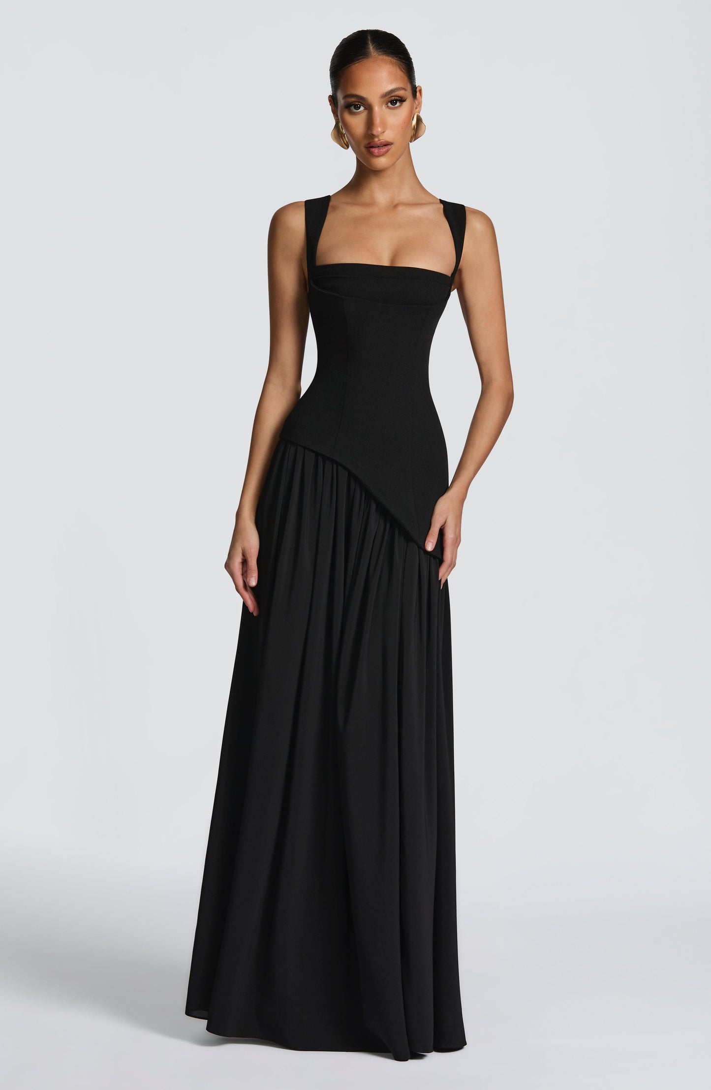 Tullulah Maxi Elbise - Siyah