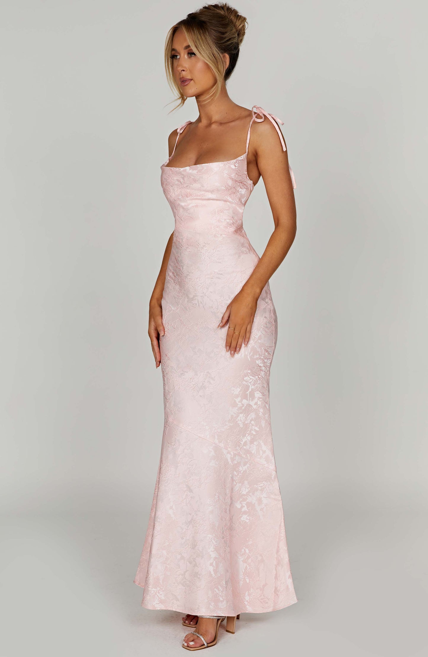 Whitney Maxi Elbise - Pembe