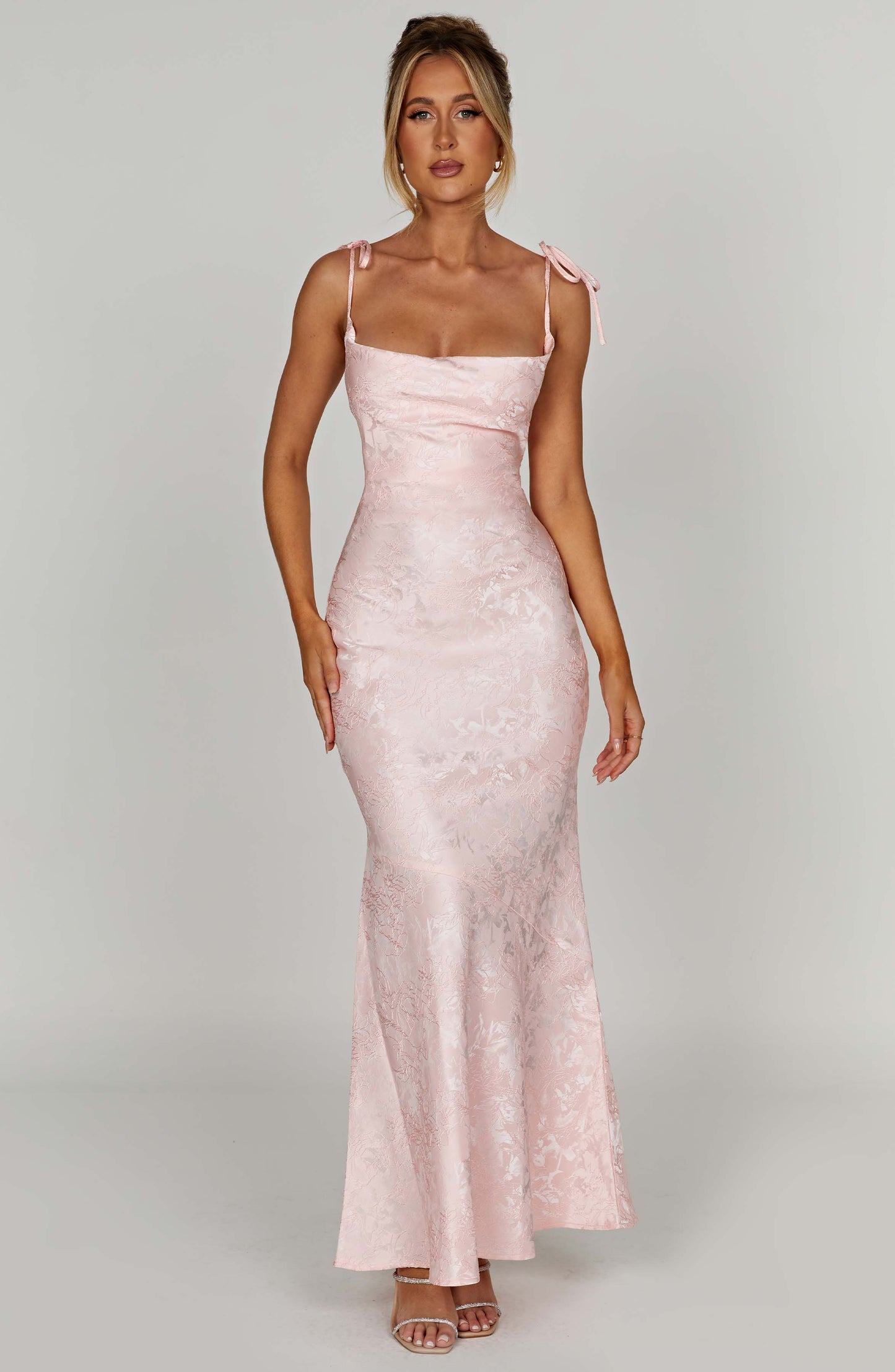 Whitney Maxi Elbise - Pembe