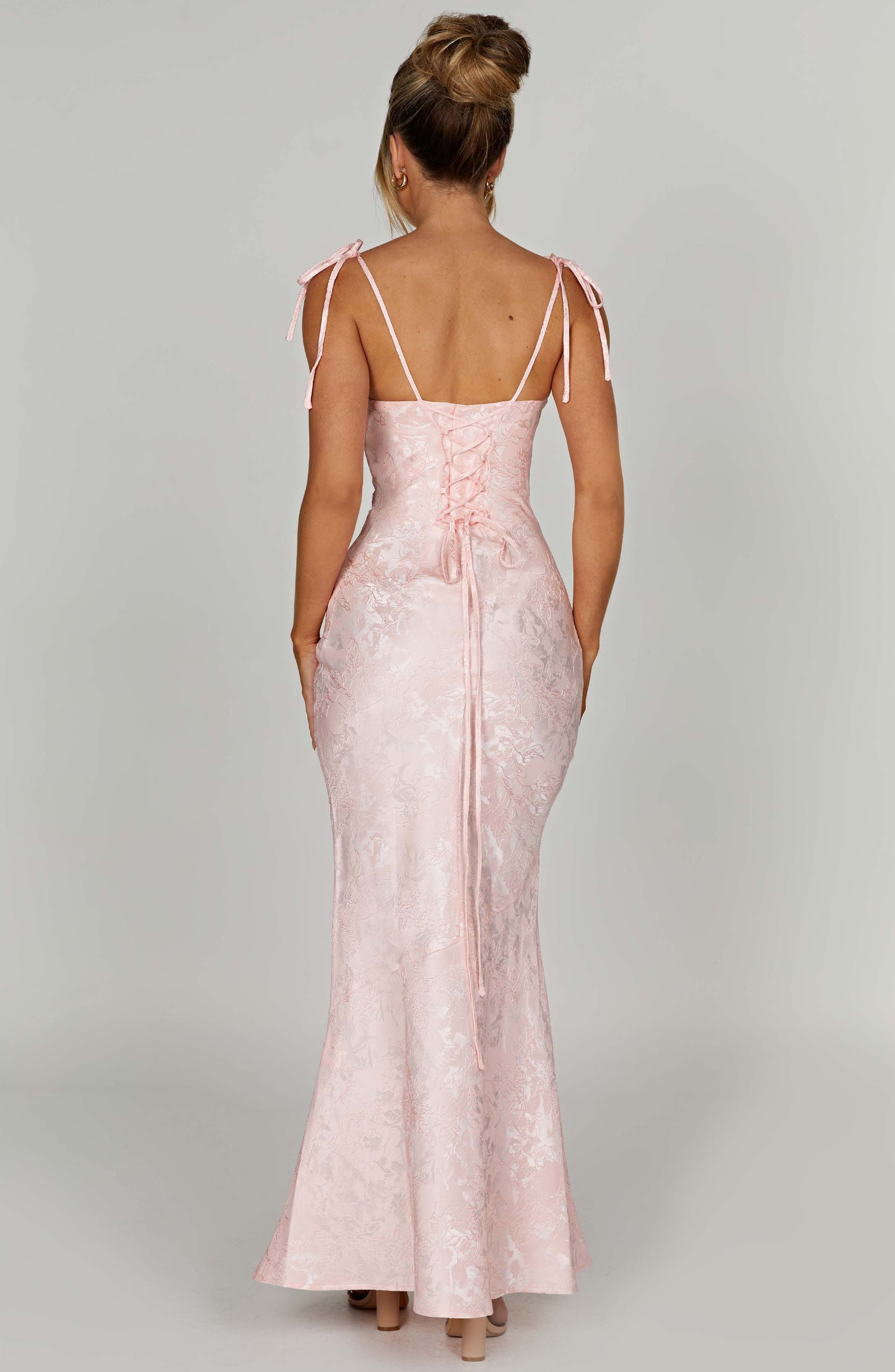 Whitney Maxi Elbise - Pembe