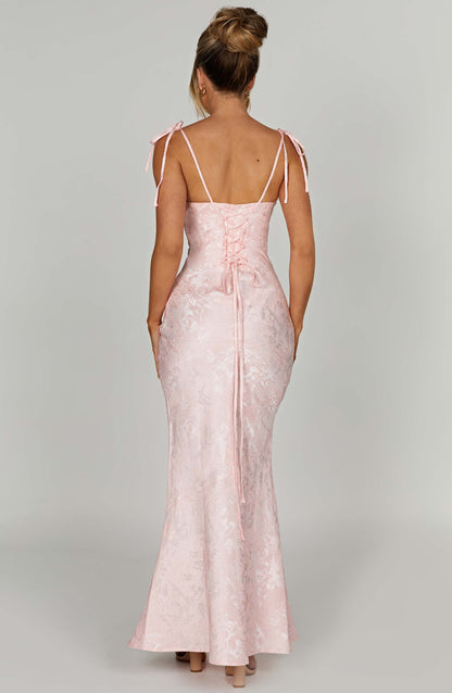 Whitney Maxi Elbise - Pembe