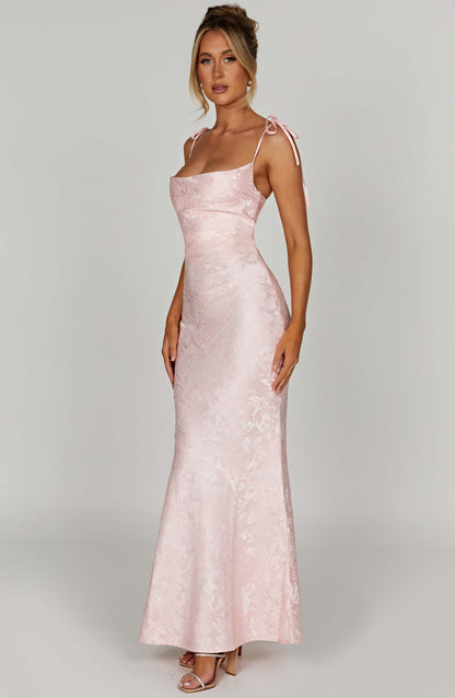 Whitney Maxi Elbise - Pembe