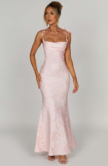 Whitney Maxi Elbise - Pembe