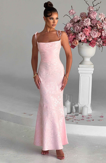 Whitney Maxi Elbise - Pembe