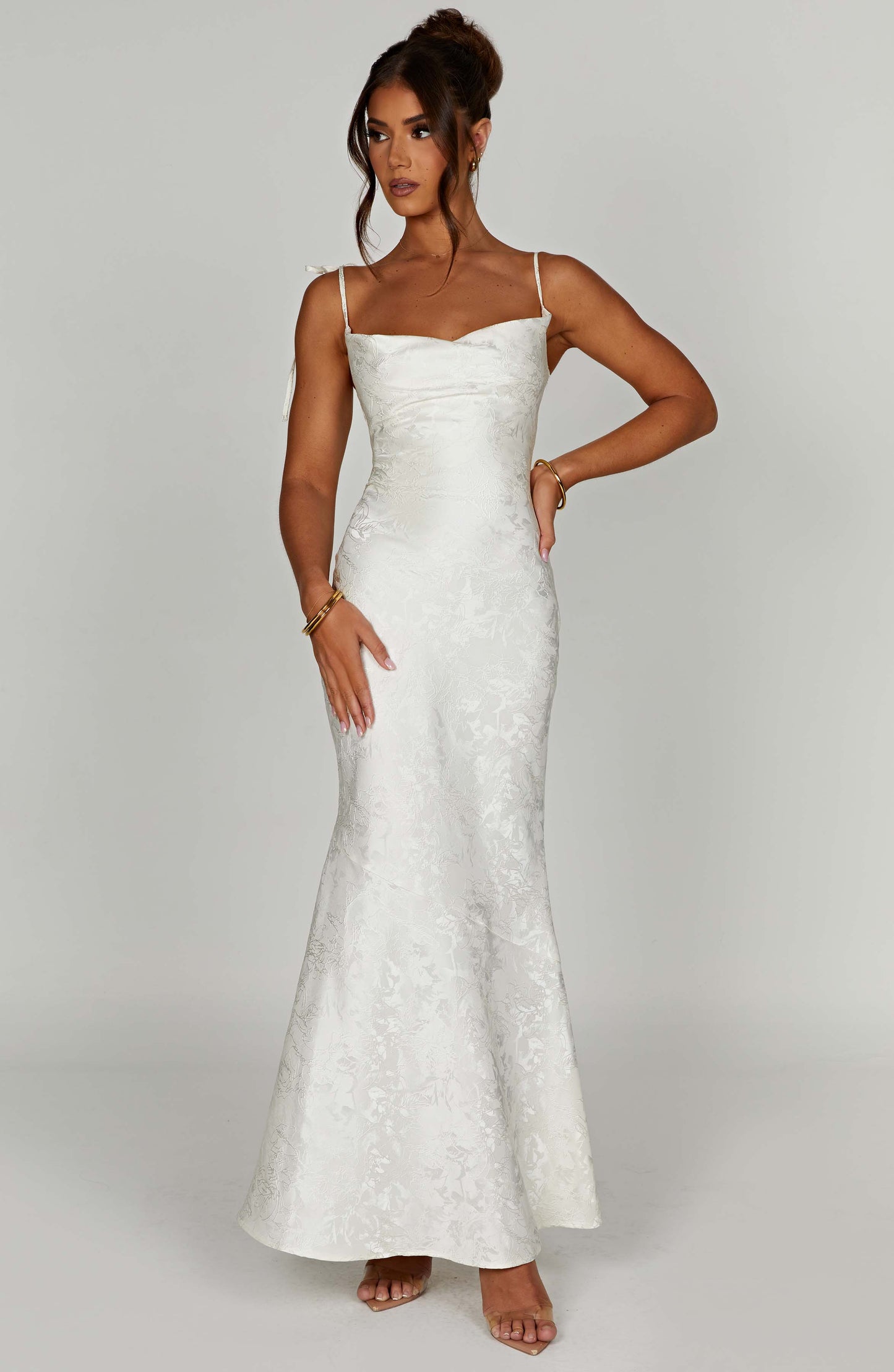 Whitney Maxi Elbise - Fildişi