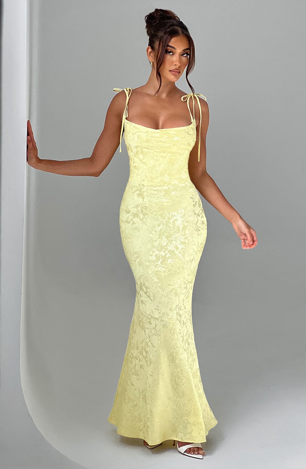 Whitney Maxi Elbise - Sarı