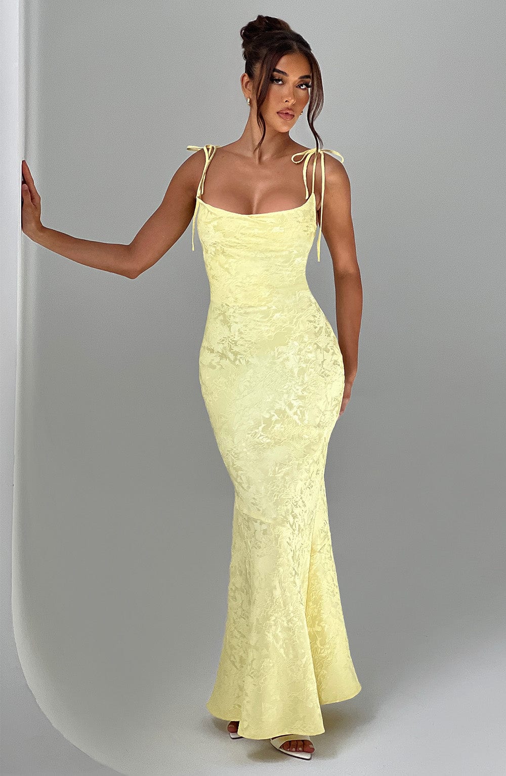 Whitney Maxi Elbise - Sarı