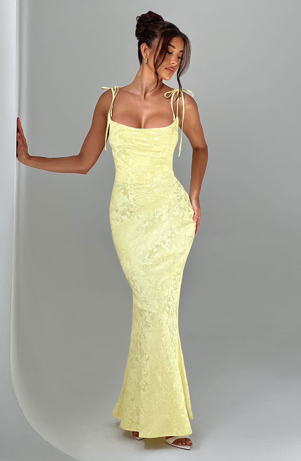 Whitney Maxi Elbise - Sarı