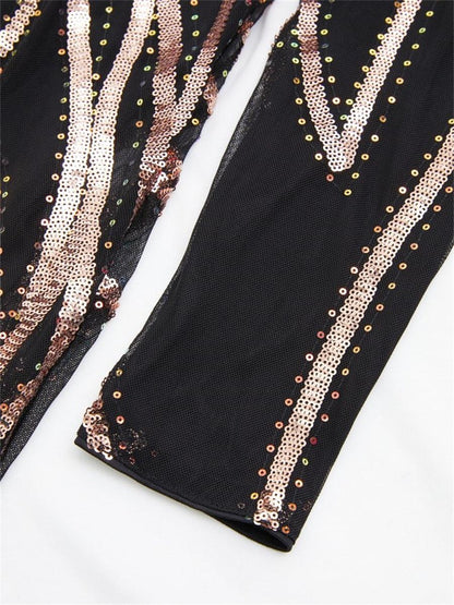 Thora Line Uzun Kollu Maxi Elbise